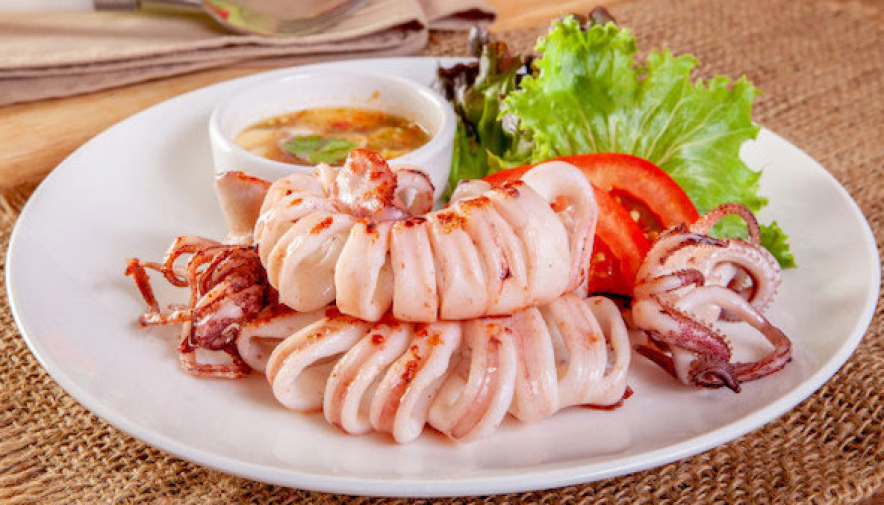 Món Mực Hấp